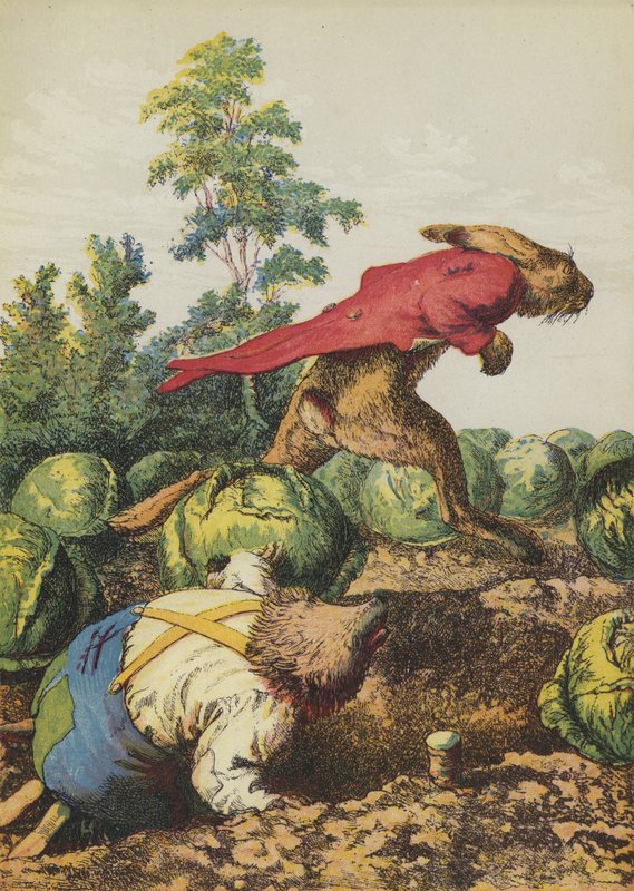 The Hare and the Hedgehog by European School