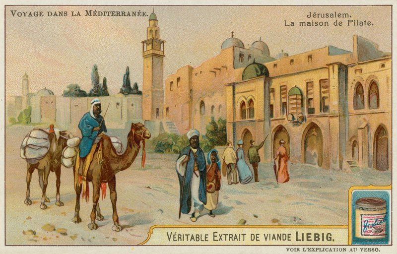 The House of Pilate in Jerusalem by European School