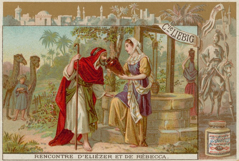 The Meeting of Rebecca and Eliezer by European School