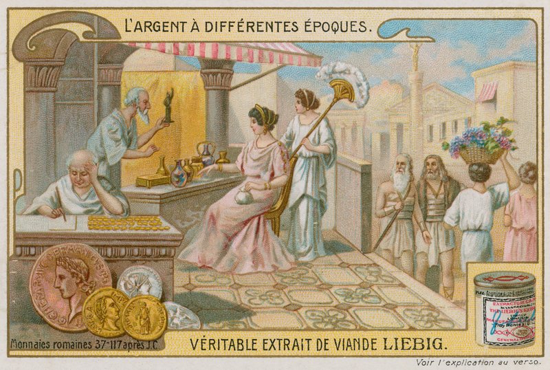The Romans and Their Imperial Coins by European School