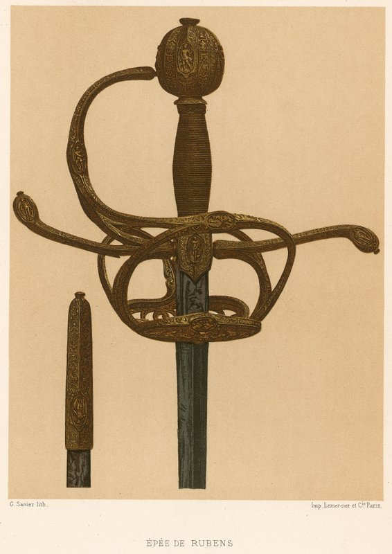 The Sword of Rubens by European School