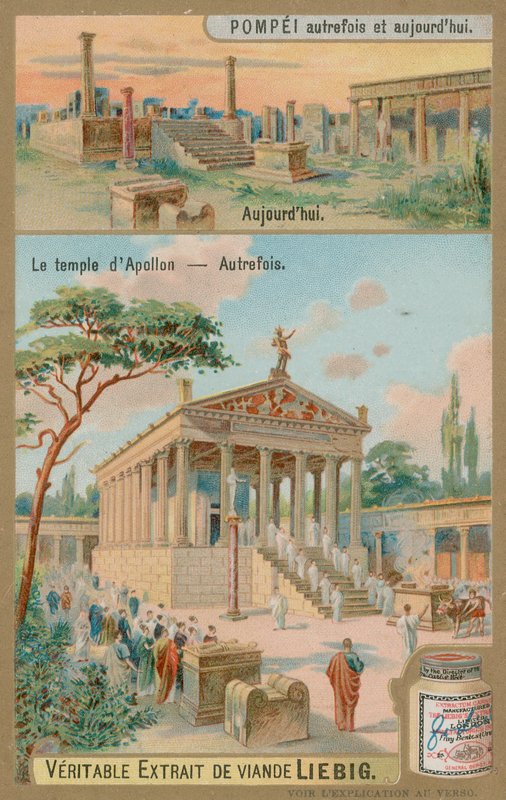The Temple of the God Apollo by European School