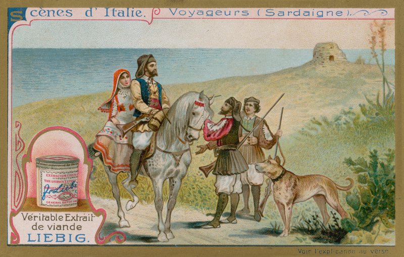 Travellers in Sardinia by European School