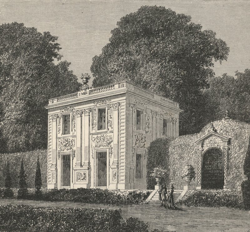 A Pavilion of Marly (engraving) by European School