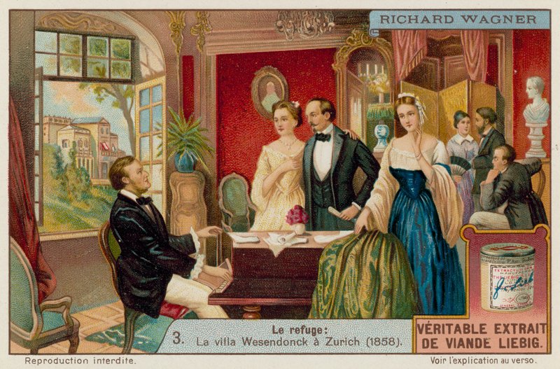 Wagner at the Villa Wesendonck in Zurich by European School