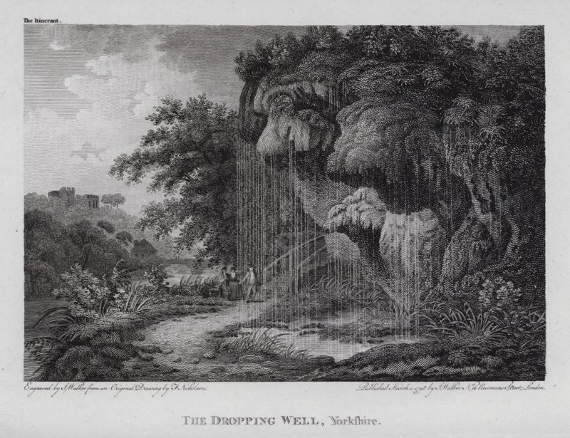 The Dropping Well, Yorkshire by F. (after) Nicholson