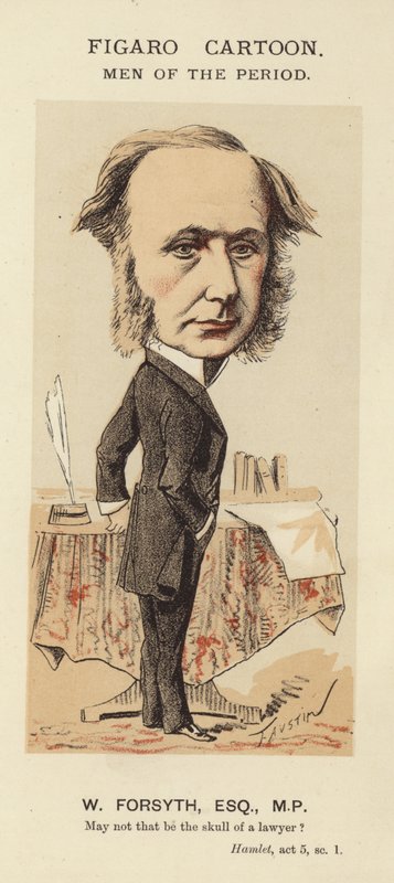 Portrait of W Forsyth by Faustin