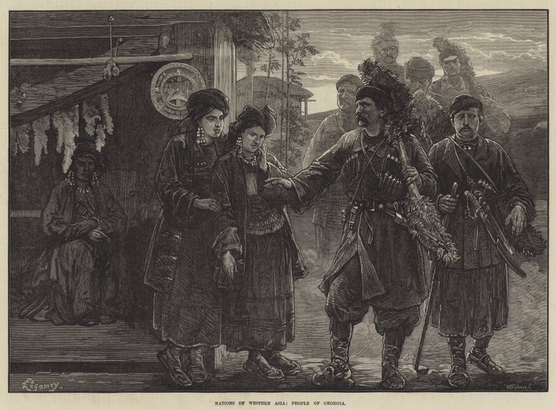 Nations of Western Asia, People of Georgia by Felix Regamey