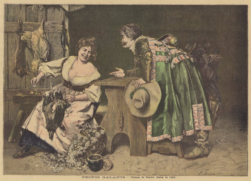 Propos Galants by Ferdinand Roybet
