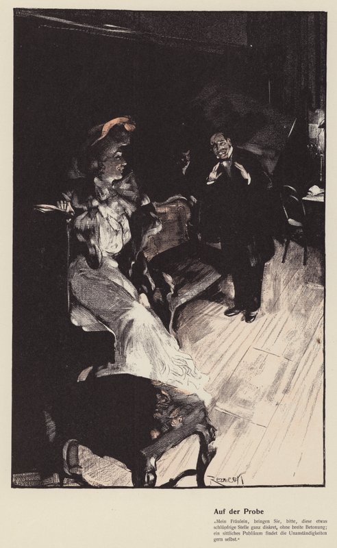 A Test by Ferdinand von Reznicek