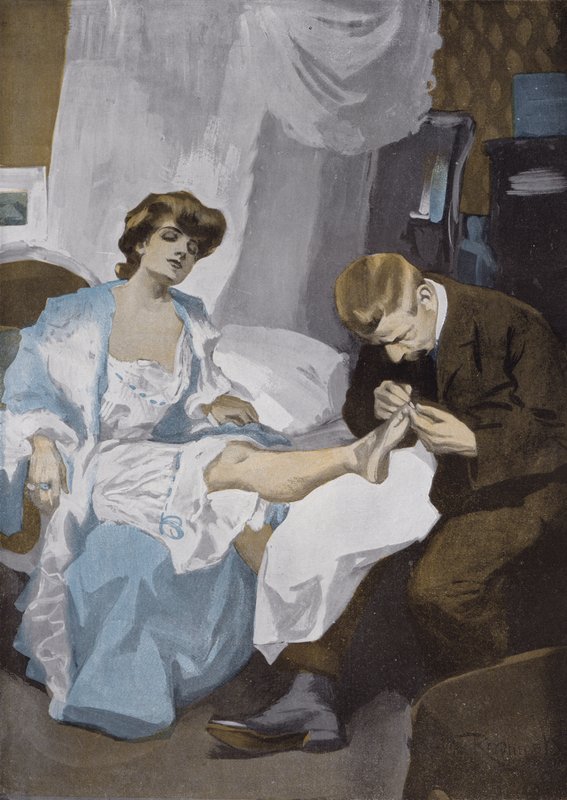 Pedicure by Ferdinand von Reznicek