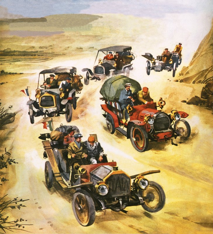 Ten thousand mile motor race by Ferdinando Tacconi