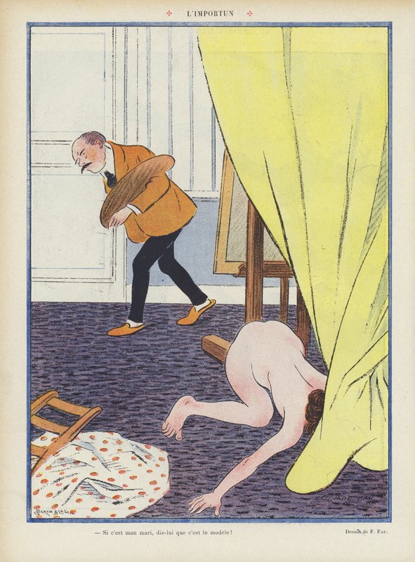 Illustration for Le Rire by Fernand Fau