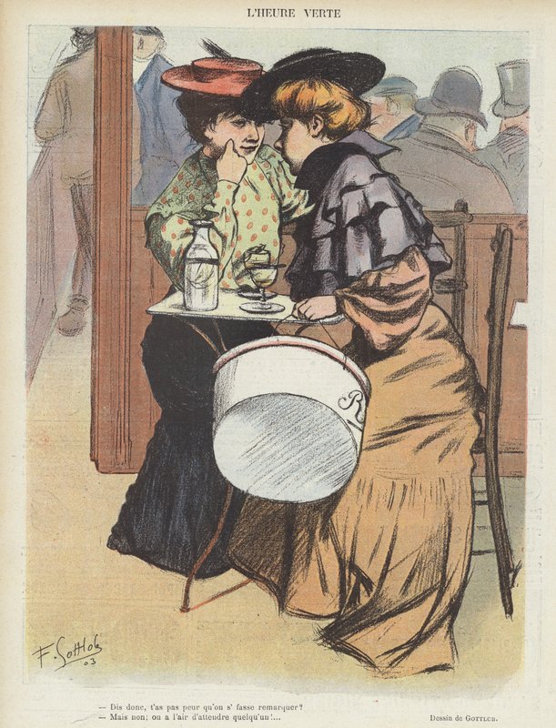 Illustration for Le Rire by Fernand Louis Gottlob