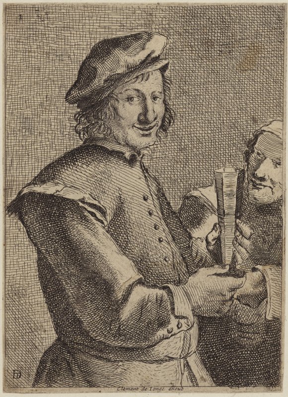 Portrait of a Smiling Young Man by Flemish School