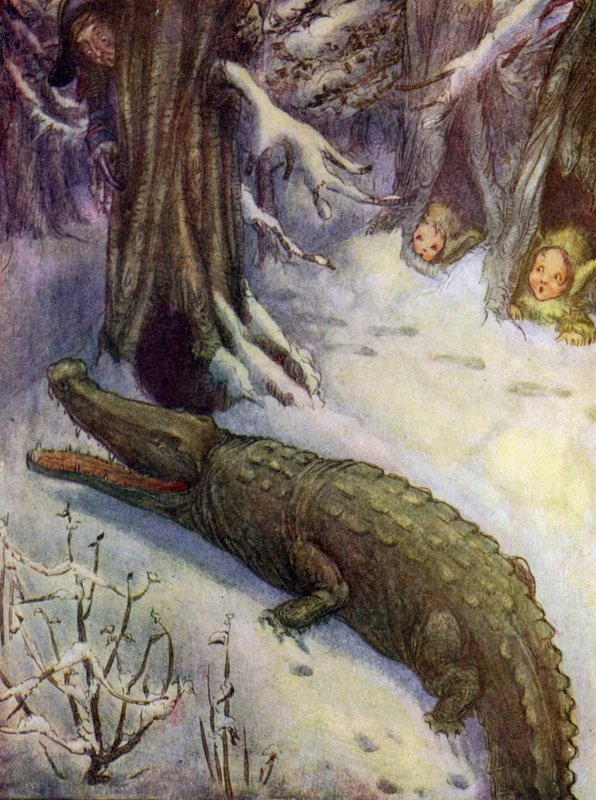 Crocodile Going Tick-Tick by Flora White