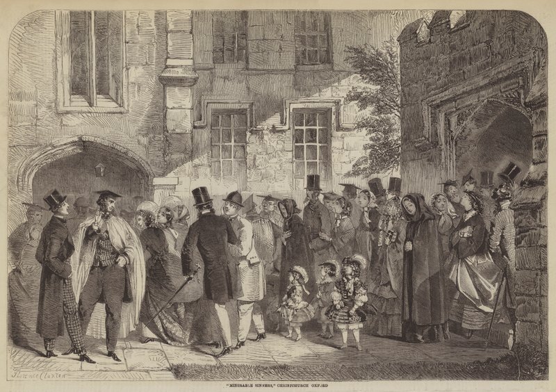 Miserable Sinners, Christchurch, Oxford by Florence Claxton
