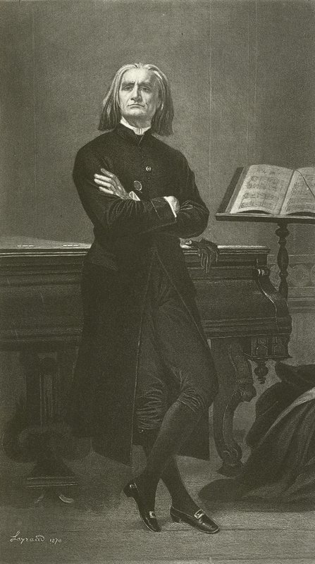 Franz Liszt by Fortune Joseph Seraphin Layraud