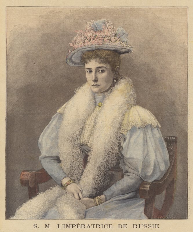 Tsarina Alexandra of Russia by Fortune Louis Meaulle