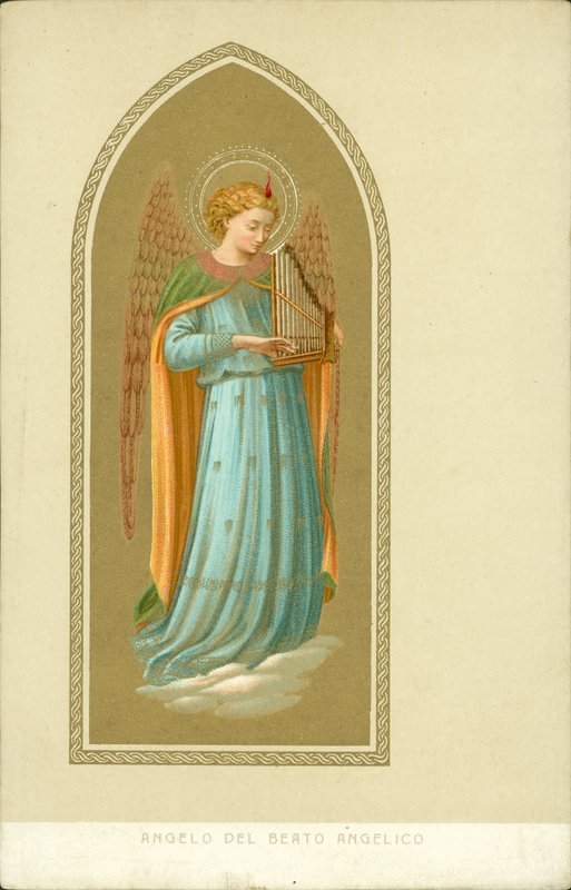 Angel Playing a Musical Instrument by Fra (after) Angelico
