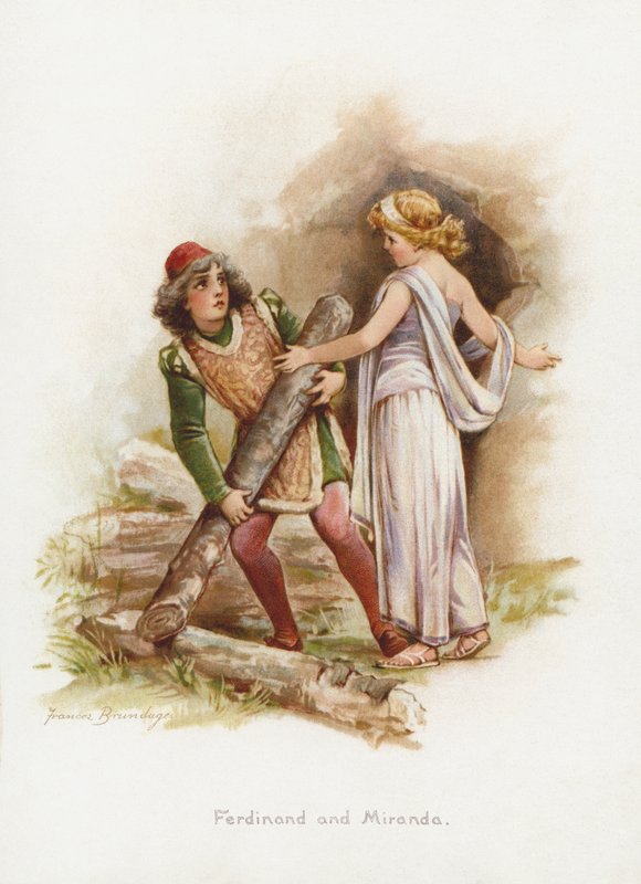 Ferdinand and Miranda by Frances Brundage