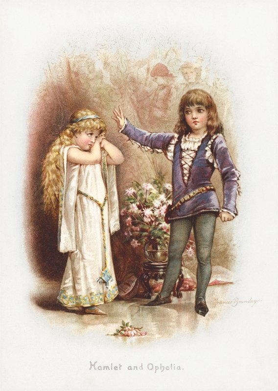Hamlet and Ophelia by Frances Brundage