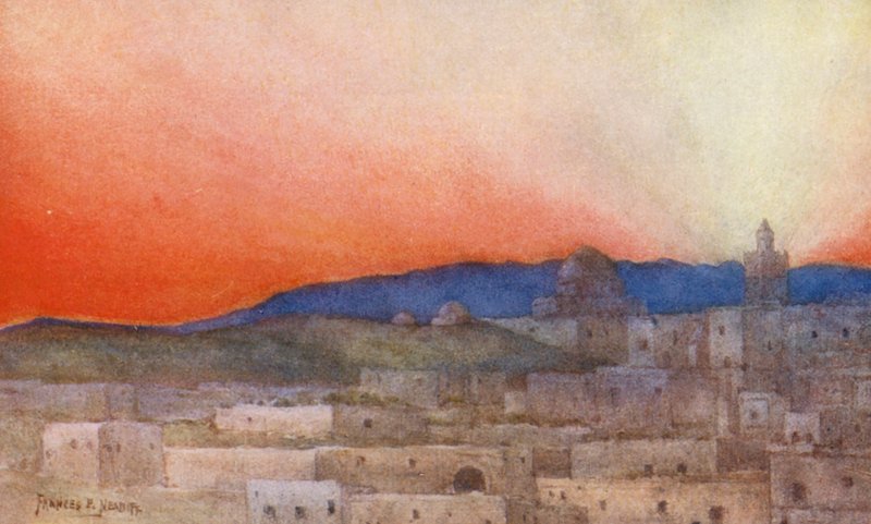 A Desert Afterglow by Frances Nesbitt