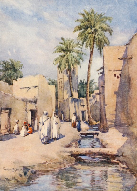 A Village Street, Biskra by Frances Nesbitt