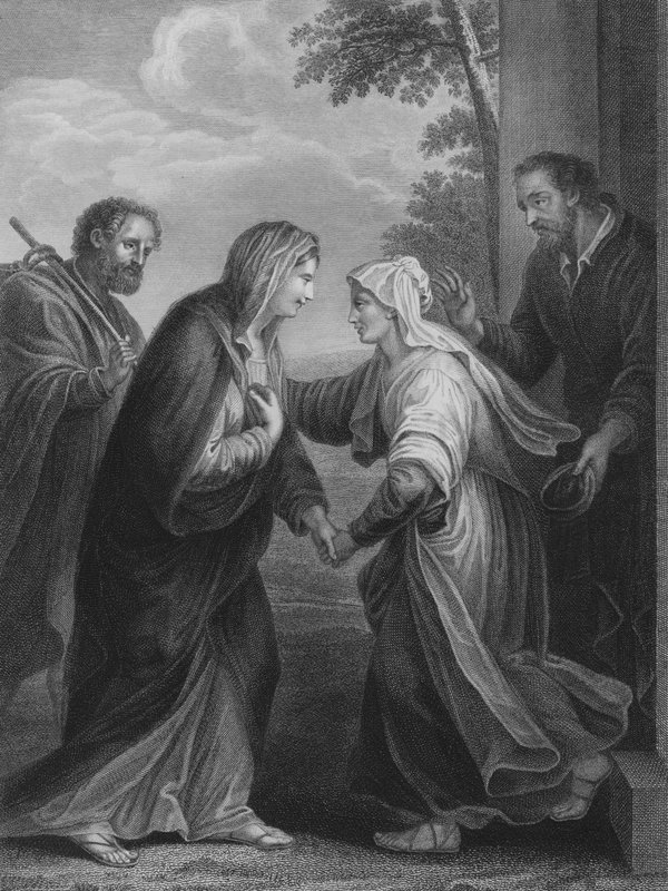 The Meeting of Mary and Elizabeth by Francesco Morandini