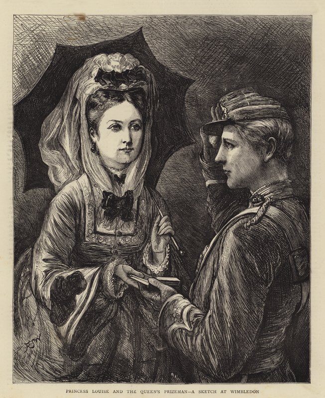 Princess Louise and the Queen