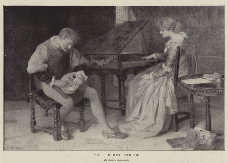 The Broken String by Francis Sydney Muschamp