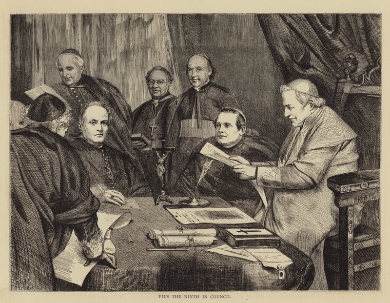 Pius the Ninth in Council by Francis Wilfred Lawson