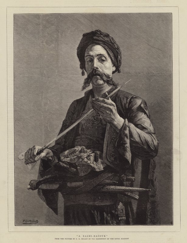 A Bashi-Bazouk by Francis Davis Millet