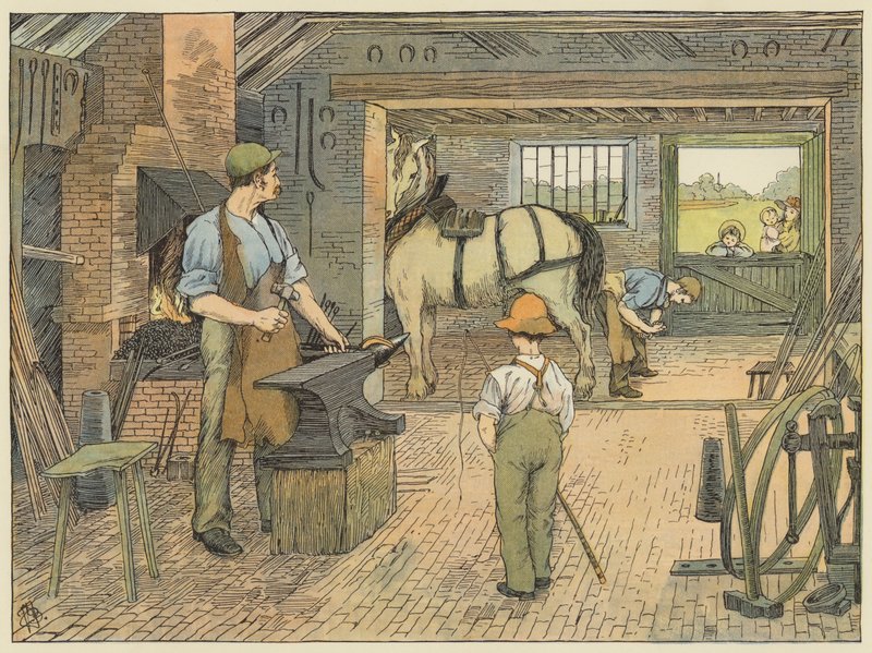 Blacksmith by Francis Donkin Bedford