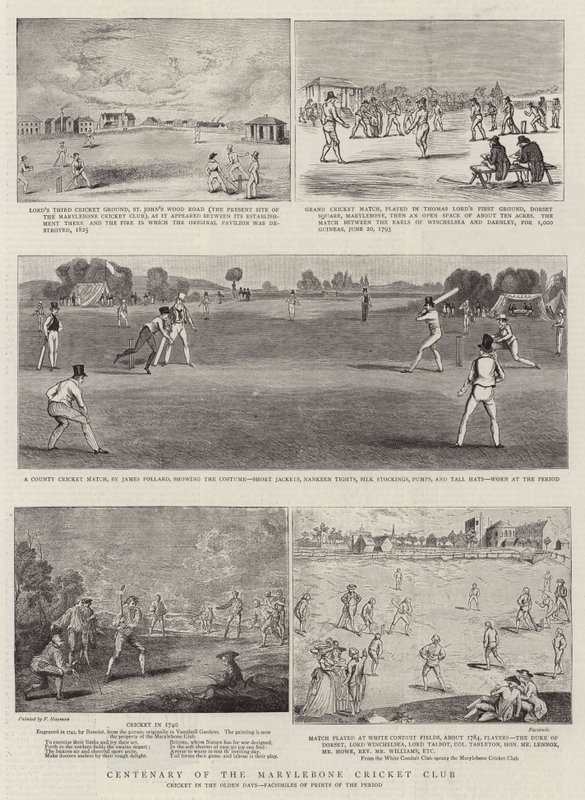 Centenary of the Marylebone Cricket Club by Francis Hayman