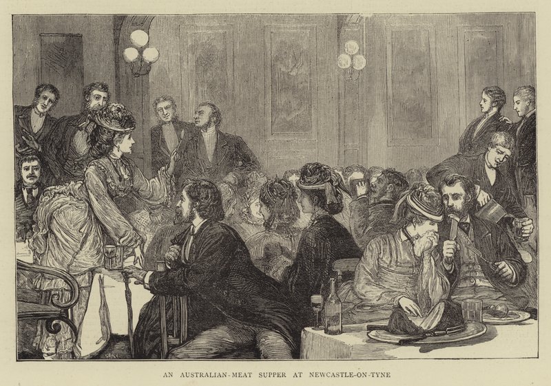 An Australian-Meat Supper at Newcastle-on-Tyne by Francis S. Walker