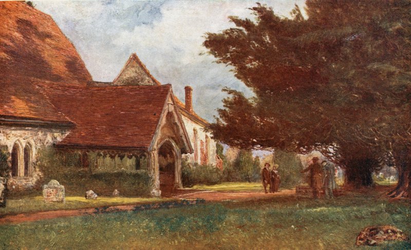 Stoke Poges Churchyard by Francis S. Walker