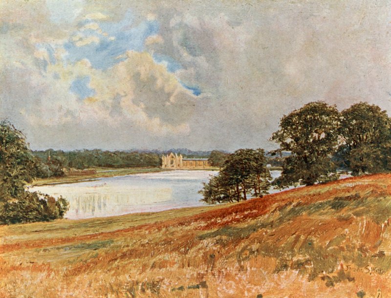 The Lake at Newstead by Francis S. Walker