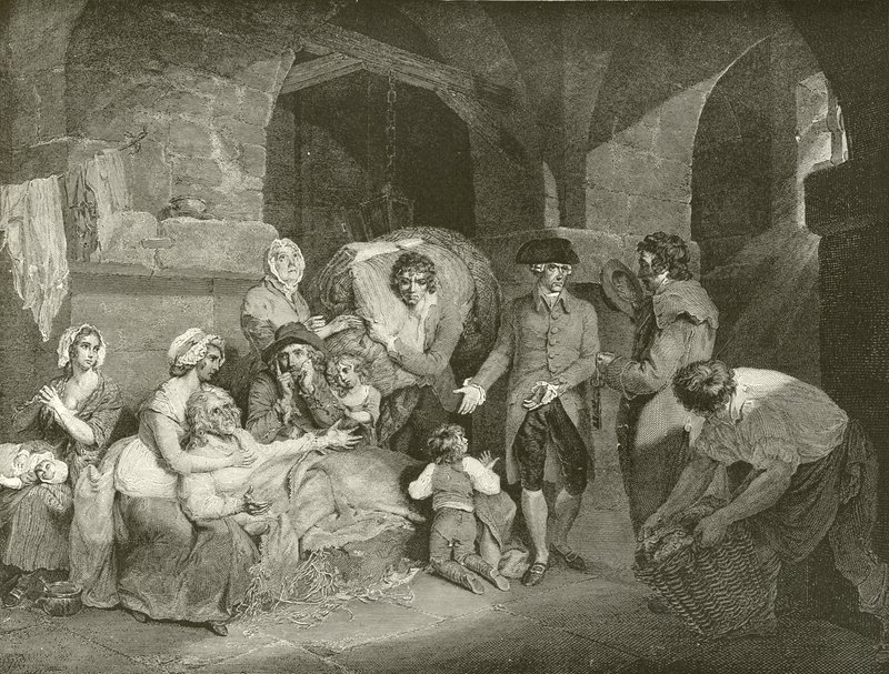 Howard relieving a prisoner by Francis Wheatley