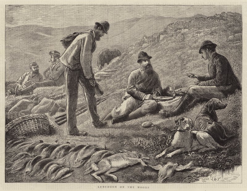 Luncheon on the Moors by Francis Wilfred Lawson