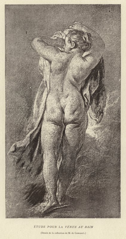 Study for Venus at the Bath by Francois (after) Boucher