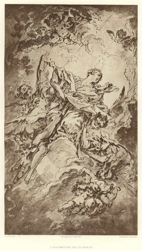 The Assumption of the Virgin by Francois (after) Boucher