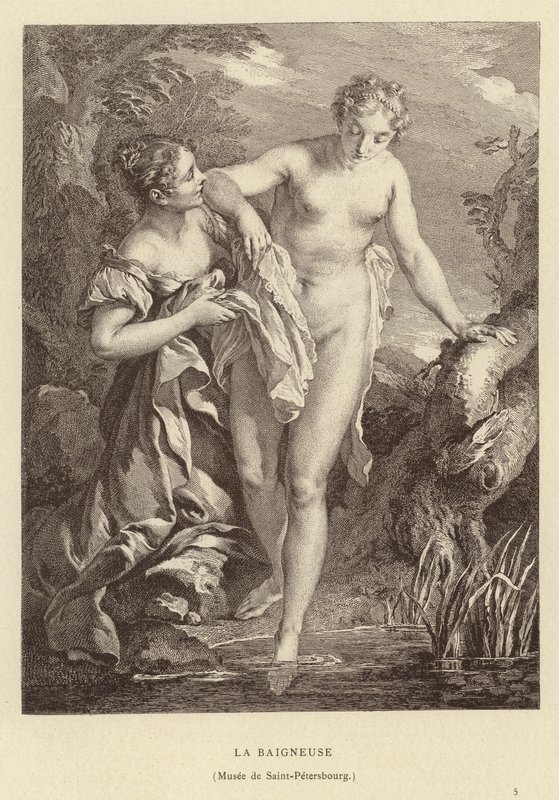 The Bather by Francois (after) Boucher