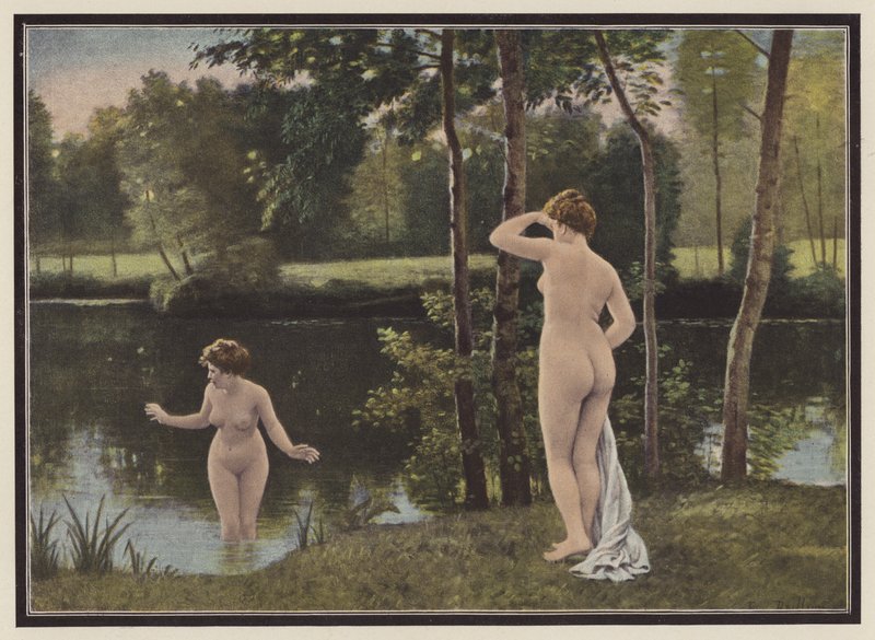 The Bathers by Francois Eugene Brillaud