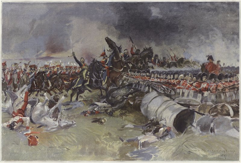 Battle of Waterloo by Francois Flameng