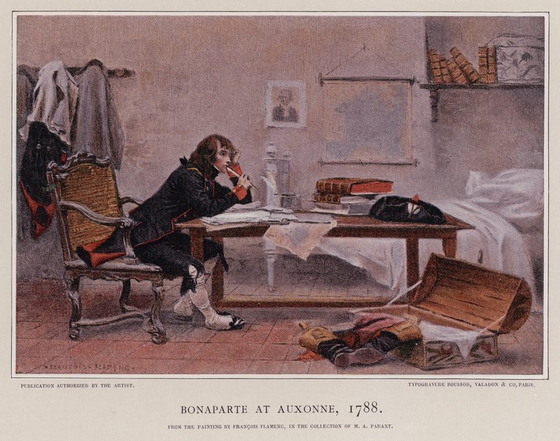 Napoleon at Auxonne by Francois Flameng