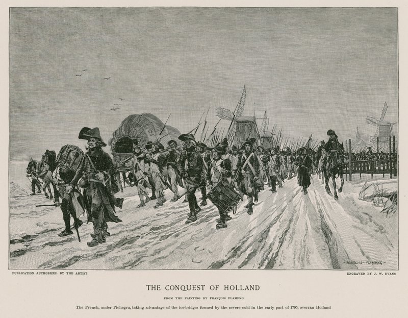 The Conquest of Holland by Francois Flameng