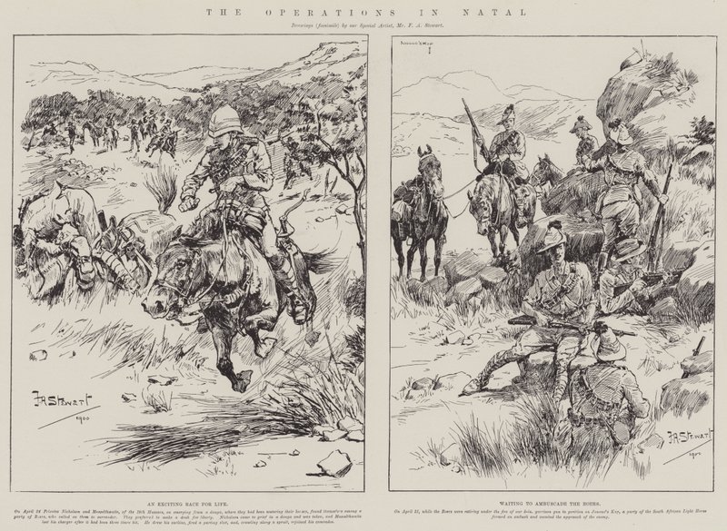 The Operations in Natal by Frank Algenon Stewart