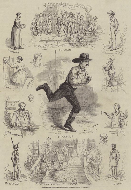 Sketches of American Character, North by Frank Bellew