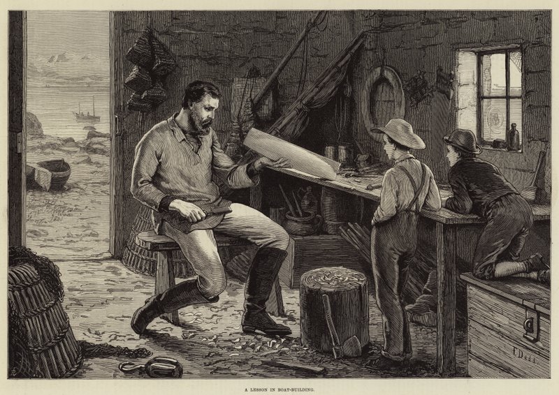 A Lesson in Boat-Building by Frank Dadd